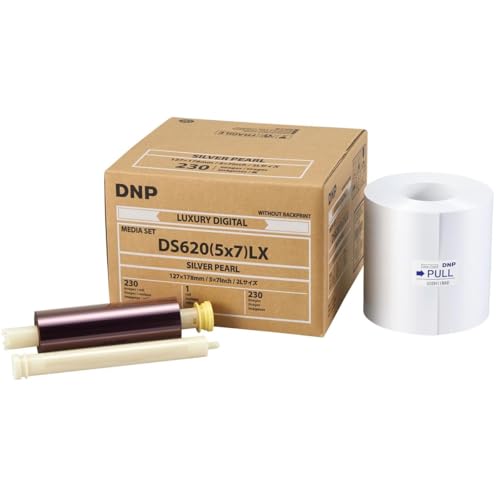 DNP DS620A Printer Luxury Media, 5x7 Silver Pearl, 1-Pack