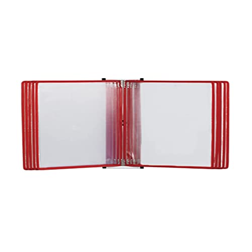 PROPFE Wall Mount Reference Organizer - Catalog Display Rack, 10-Pocket Wall Reference Organizer, with Easy-Load Pockets, 20 Sheet Capacity Wall Mounted Reference System, A4 Letter-Size