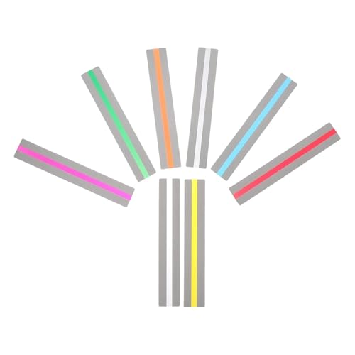 Reading Tracker 40pcs Colored Reading Bookmark Strips Highlight Tracking Rulers Guided Bookmarks for Dyslexia Aid Page Marker Household School