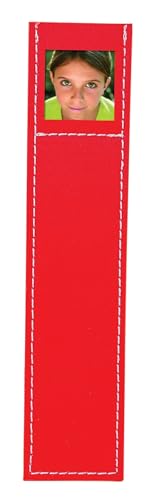 Neil Enterprises Inc. Red Leatherette Photo Bookmark - Pack of 100