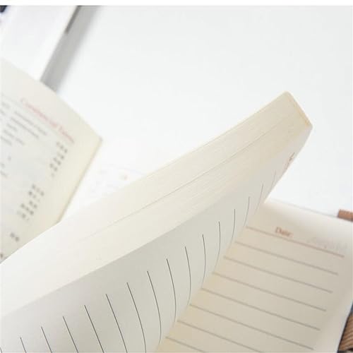 ASWRTYJO Notepad Spliced Diary Book 2-piece Business Notebook Pen Set Office Stationery