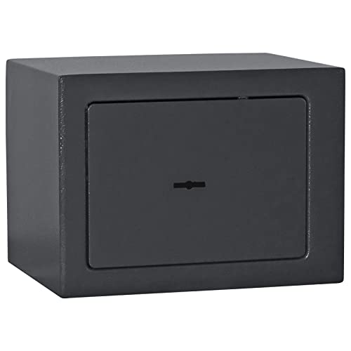 Rottner Jupiter 1 Furniture Safe Double-Bit Lock Anthracite 23 x 17 x 17 cm Includes Mounting Material Felt Insert
