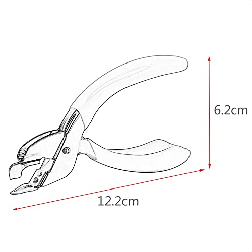 QERTYHJK Comfortable Handheld Staple Remover Office Nail Pull Out Extractor School Tool