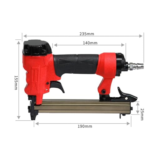 LPXDS Pneumatic Staple Gun,Oil-Free Pneumatic Staple Gun Pneumatic Staple Gun/Nail Gun Nailer and Stapler 1.2x0.6mm Nail 4-7
