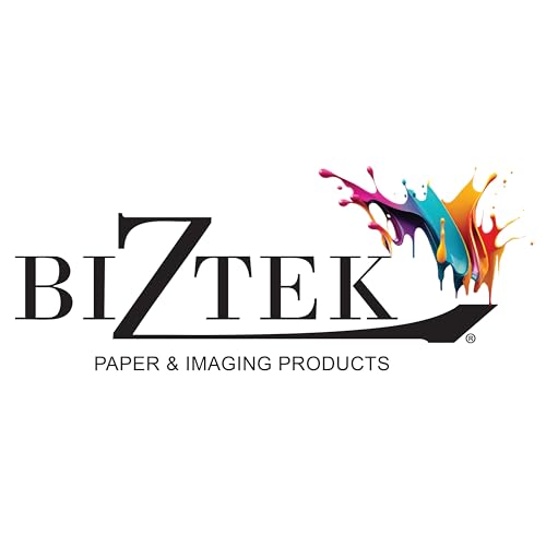BIZTEK Continuous Computer Paper, 14 7/8 x 11, 1-Part, 92 Bright, 20 lb, 1/2" Green Bar – 2,700 Sheets per Carton 9113