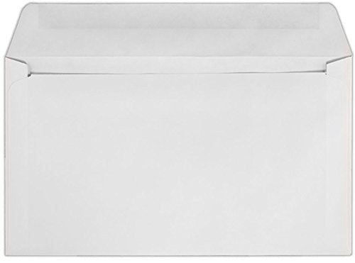 6 x 10 1/2 Machine Insertable Booklets - 24lb. White, Machine (1000 Qty.) | Perfect for Catalogs, Annual Reports, Brochures, Magazines, Invitations | 24lb. Text Paper | 610MIB-W-1M