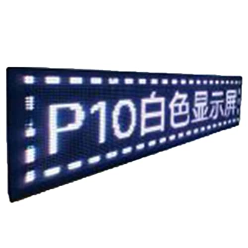 MekUk LED Sign Board Scrolling Message LED Scrolling Message Display Outdoor LED Sign Programmable For Shop, Restaurant, Bar White for Store, Car, Business, Promotion ( Color : White , Size : 169*25cm