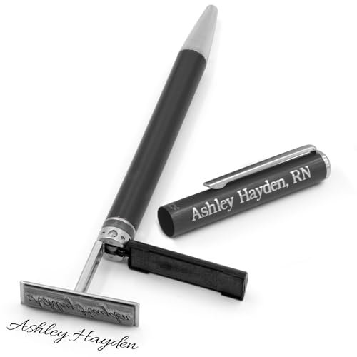 Heri Metal Stamp Pen with Free Engraving - Black