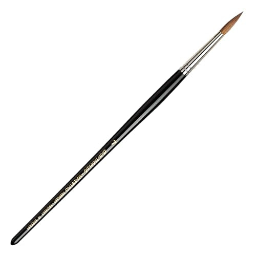 da Vinci Watercolor Series 10 Maestro Paint Brush, Round Kolinsky Red Sable, Size 7