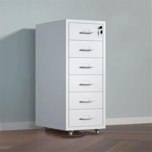 CAOJLjiaxiang-2012 File Cabinet Office File Cabinet Thickened Cold Rolled Steel Drawer Cabinet Large Capacity Storage Cabinet Multifunctional Data Organizing Cabinet with Locks Office Cabinet(White)