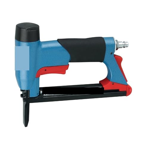 Nail Gun, 8016LN Long Nose Fine Wire Air Stapler Gun Pneumatic Nailer Type Gas Nailer Pneumatic U-type Strip Nail Gun Staple Gun,for Upholstery, Carpentry