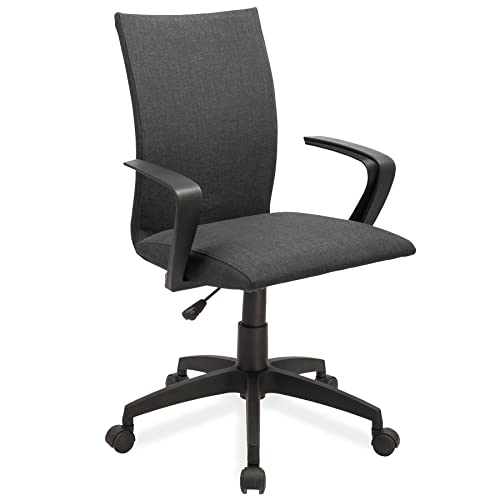 Leick Home Apostrophe Office Chair, Black