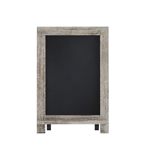 Flash Furniture 9.5x14 Tabletop Magnetic Chalkboard, Weathered, 10-Pack