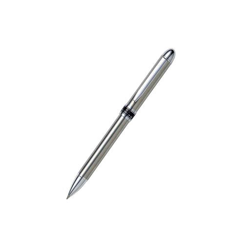 Platinum MWB-2000R#9 Multi-Function Pen, Double 3 Action, Stainless Steel