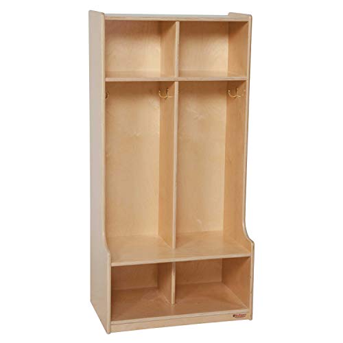 Wood Designs 2 Section Seat Locker
