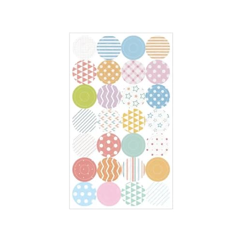 20 Sheets Hole Punch Protector Labels Self Adhesive Loose Leaf Reinforcement