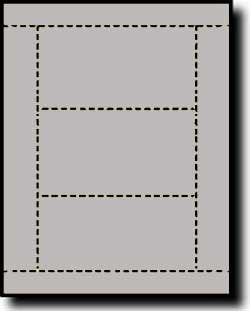 750 Label Outfitters® Index Cards, or Post Cards, Light Gray, 250 Sheets with 3 Cards per Sheet