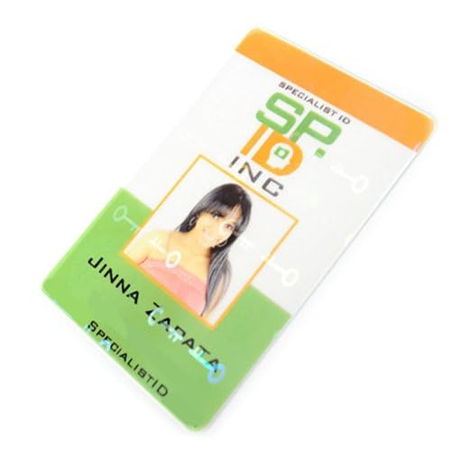 Bulk 100 Pack - Premium Holographic Overlays for Standard Size I'd Card - Key and Seal Holograms - Adhesive Laminate Sticker Style Sheets for Badges or Printable Paper Cards by Specialist ID