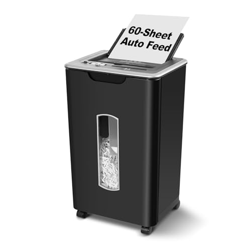 Wingwise 60 Sheets Auto Feed Paper Shredder for Home Office
