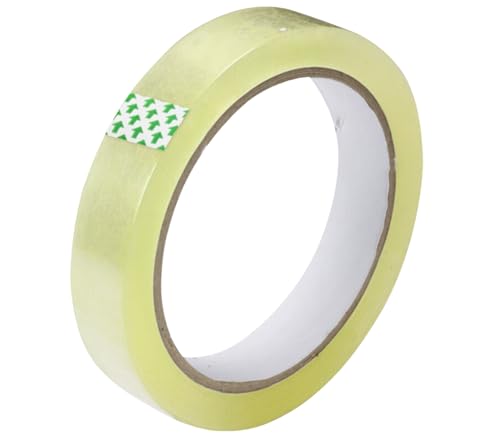 GTSE Clear Tape Refills, 1 inch x 217ft, 12 Transparent Rolls with 3" core