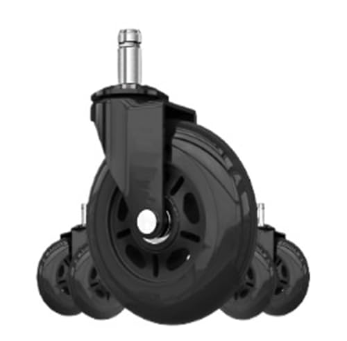 Office Chair Caster Wheels Set of 5 for Tile
