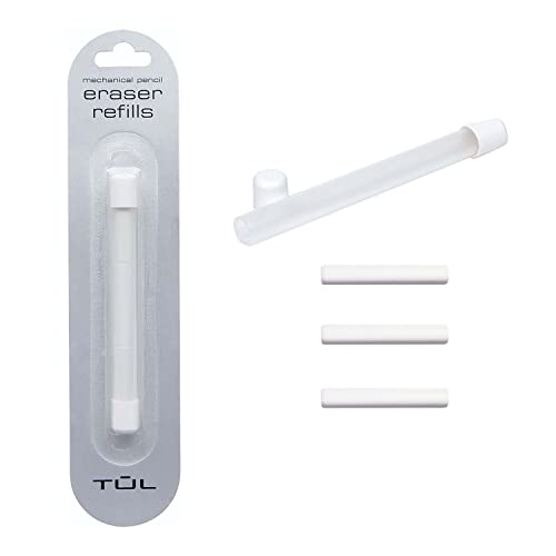 TUL Pencil Value Pack, 0.7mm Tul Mechanical Pencils 6 Pack , TUL Eraser Refill 1 Pack 3 10 Piece Set