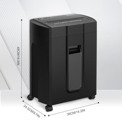 Wingwise Ultra Low Noise 48dB Paper Shredder for Home Office