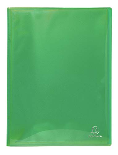 Exacompta Iderama Semi-Rigid PP Display Book, A4, 100 Pockets - Assorted Colours, Pack of 8