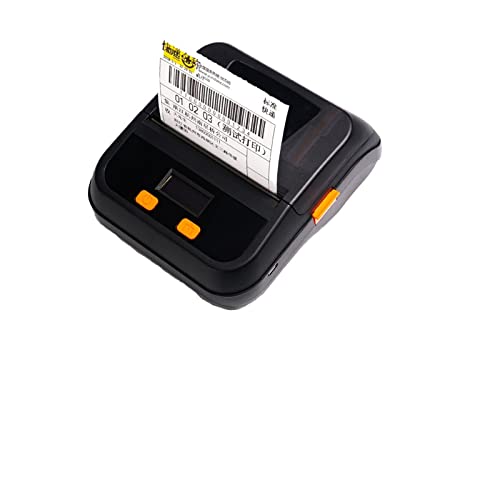 MKJGGII 80mm 3 Inch Portable Thermal Receipt Printer POS Printer Food Storage Label Maker Bill Impressora
