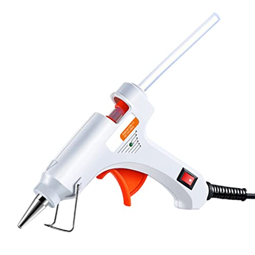 TEOYETTSF 40W Hot Melt Glue Gun with Switch for 7mm Stick Mini Indusrial Adhesive Electric Heat Temperature Repair Tool