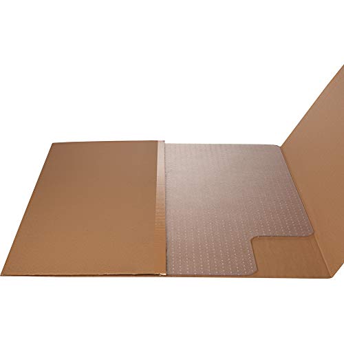 Lorell, LLR69159, Wide Lip Low-Pile Chairmat, 1 Each, Clear