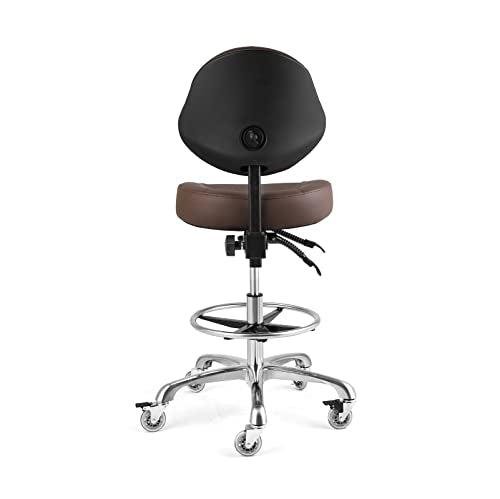 McDooFly Office Drafting Chairs with Back Support, Rolling Drafting stools