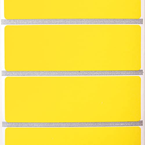 HouseLabels Compatible with Zebra, 3/4" Core, Yellow, 3" x 1"