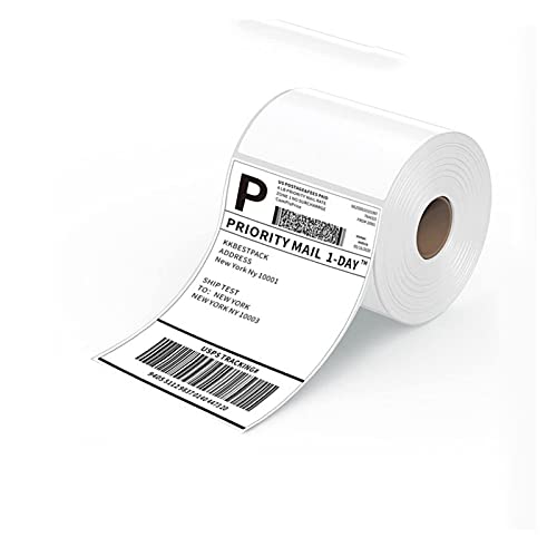 BGVGFBNJ Thermal Label Printer-4x6 Thermal Shipping Printer Commercial Direct Label Maker Compatible with USPS(2 roll Paper)