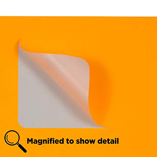 JAM PAPER Shipping Address Labels - Standard Mailing - 2 x 4 - Neon Fluorescent Orange - 20 Packs of 120
