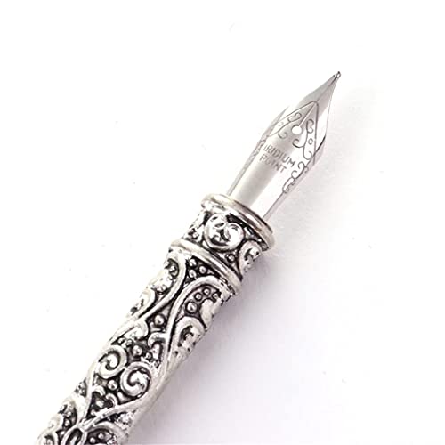 European style British pearl series feather pen set dip pen ink pen classmate gift calligraphy Fountain pen (Color : F) (B)