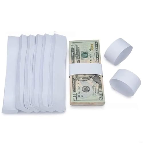 Money Bands for Cash 900 Pcs Cash Currency Straps Adhesive Money Bands Organizers for Bank