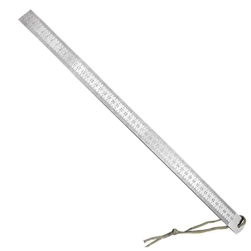 Sturdy Stainless Steel Ruler Ensuring Accurate Measurements Produced for Engineering Drawing and Home Craft Use Teacher's Ruler