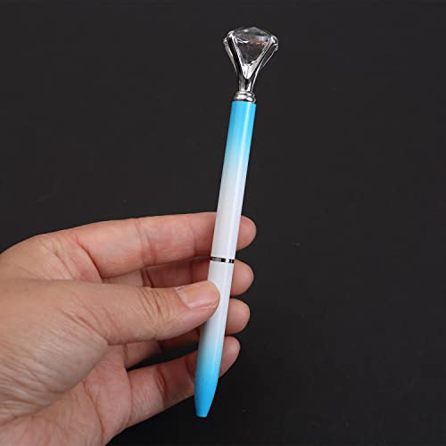 Bridesmaid Gift for teachers Bridal Shower Bling pen Guest Bridal Party Planner Diamond wedding gift Pen bulk set birthday pen (100 PENS, Blue)