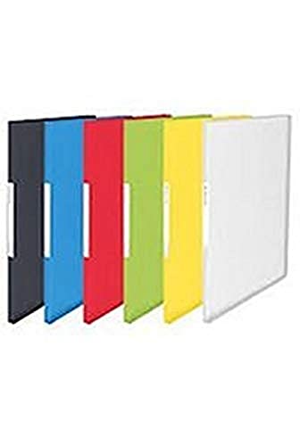 Esselte Vivida Translucent Binder A4 Soft Cover 40 Pocket 624003 (Pack of 20 Assorted