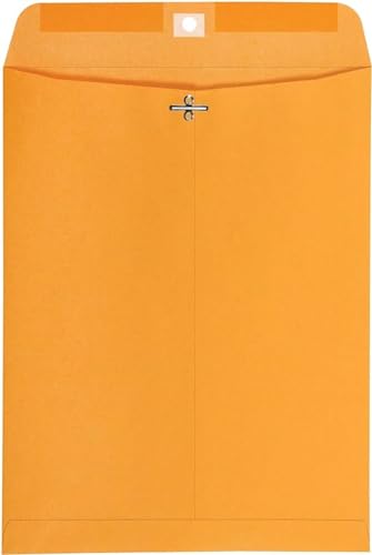 Catalog Envelopes (Open End), Brown Kraft, 28 Pound. 500 Per Pack. (Clasp, 6.5"x9.5")