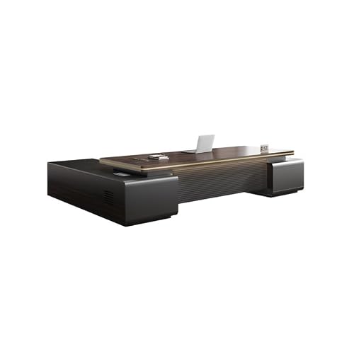 LINKIO Home Office Desks Boss Desk Simple CEO Leadership Office Furniture Manager Desk Computer Table Desk