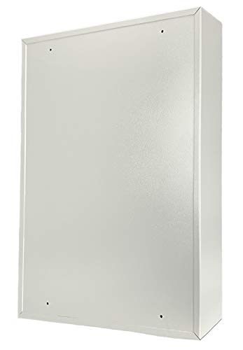Barska Steel 160 Key Safe Cabinet with Combination and Key Lock Box, Grey