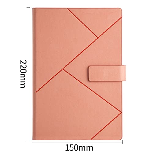 VIAENKFG Notebook Set Business Agenda Line Pu Leather Daily Planner Journal Notepads Supplies Stationery(Style D)