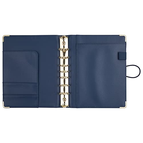 Emily Ley Simplified® System Organizer Cover, 5 3/8" x 8 1/2", Navy