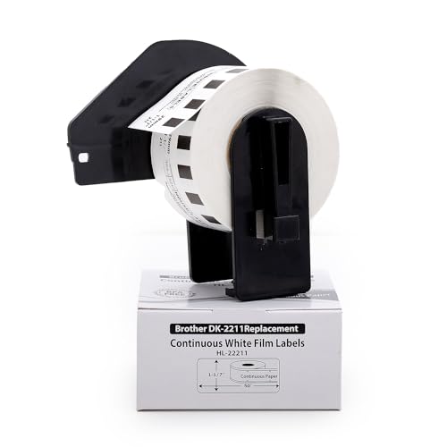 HouseLabels Compatible with Brother DK-2211, 1-1/7" x 50'