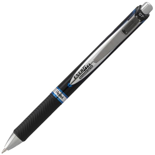 Pentel EnerGel PRO Permanent Gel Ink Pens, Fade Proof, Waterproof, Archival Ink, 6 Black Ink, 6 Blue Ink