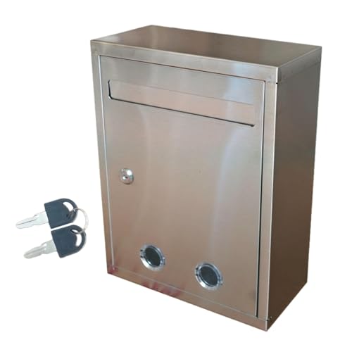 RYGVPR Suggestion Box Donation Box with 2 Keys Organizer Ballot Comment Box Tip Money Box for Contest Feedback Ballots School Voting