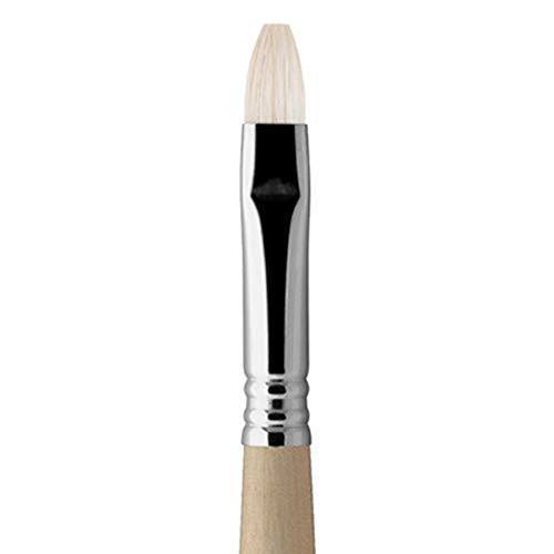 Escoda Clasico Series 4628 Long Handle Artist Oil & Acrylic Brush, 30, Bright