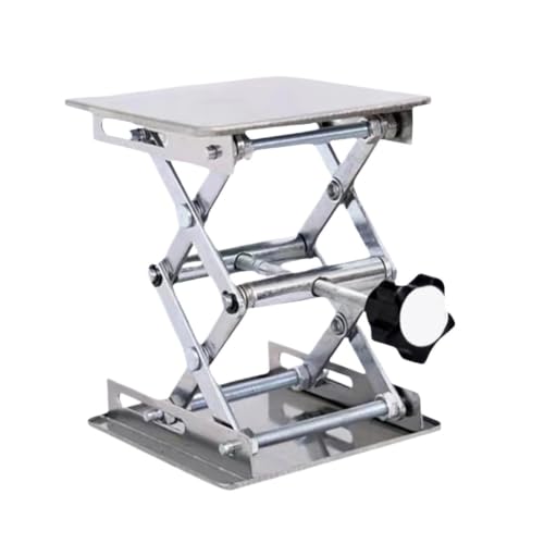Mini Lifting Table 1pcs Manual Engraving Laboratory Lift Platform Adjustable Lab Jack Scissor Stand Corrosion Resistant Mini